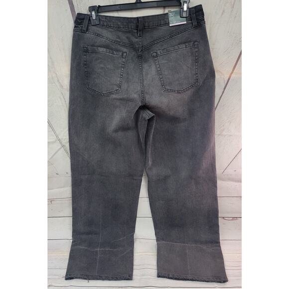 Wild FableSize 16 High-Rise Straight Jeans Black Wash -32" Inseam - Picture 2 of 7